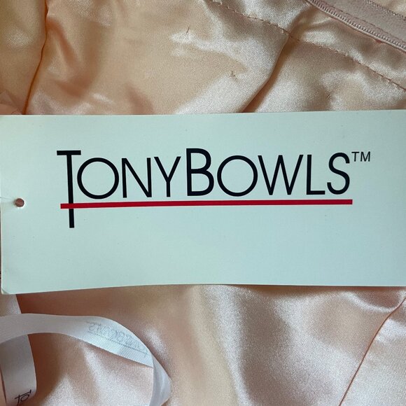 Tony Bowls Coral Embellished Prom Dress - Picture 11 of 11